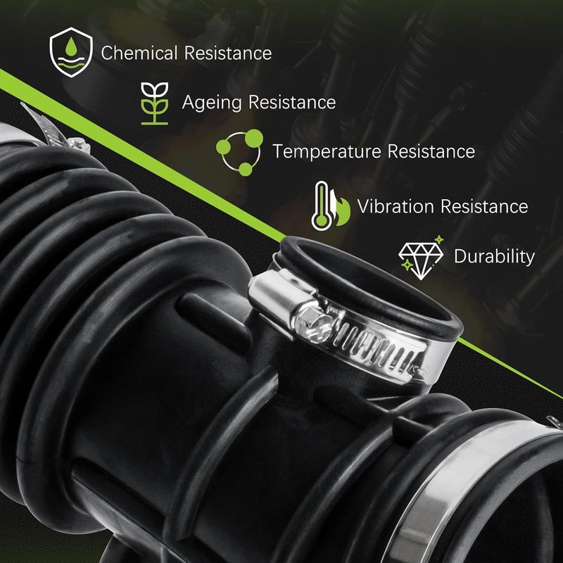 VINMS 16578-4S100 Air Intake Hose Tube With Clamps for Nissan 1999-2004 Frontier 3.3L,2000-2004 Xterra V6 3.3L - Image 5